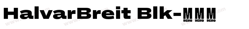 HalvarBreit Blk字体转换